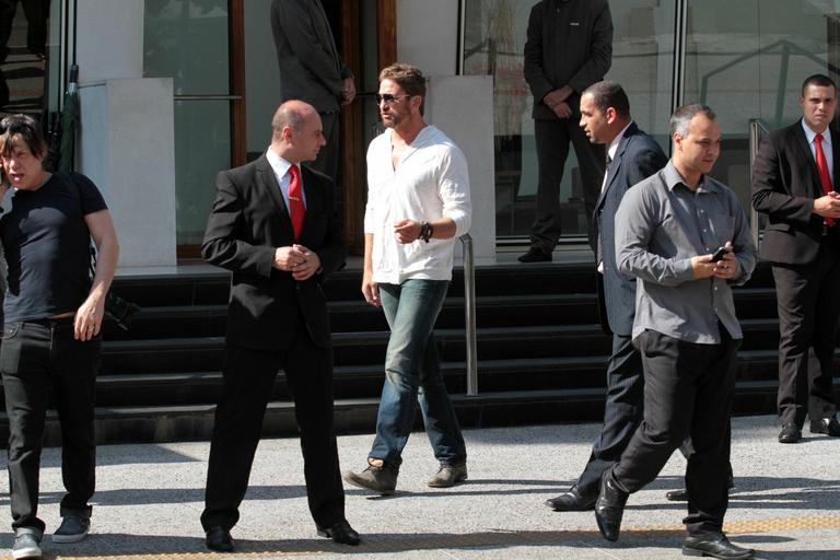 Gerard Butler em São Paulo