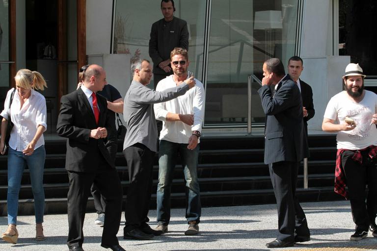 Gerard Butler em São Paulo