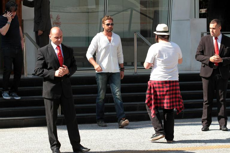 Gerard Butler em São Paulo