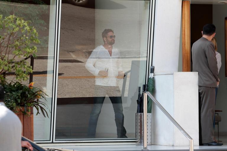 Gerard Butler em São Paulo