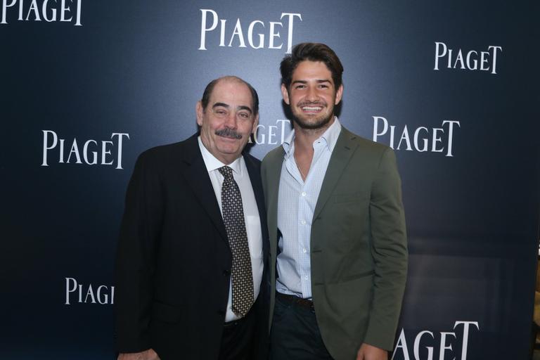 Alexandre Pato e Rivellino: encontro de craques