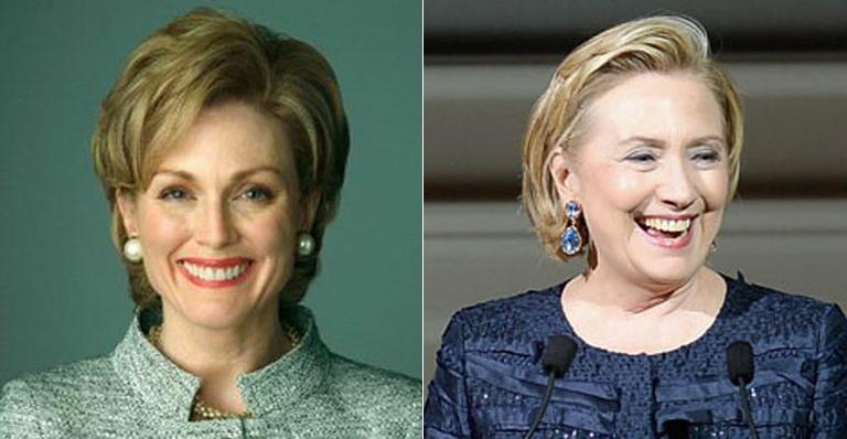 Juliane Moore viveu Hillary Clinton