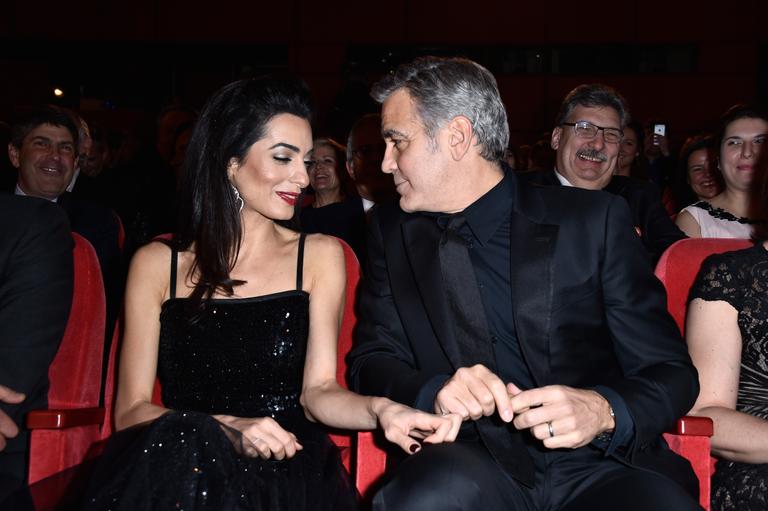 George Clooney em festival de cinema em Berlim