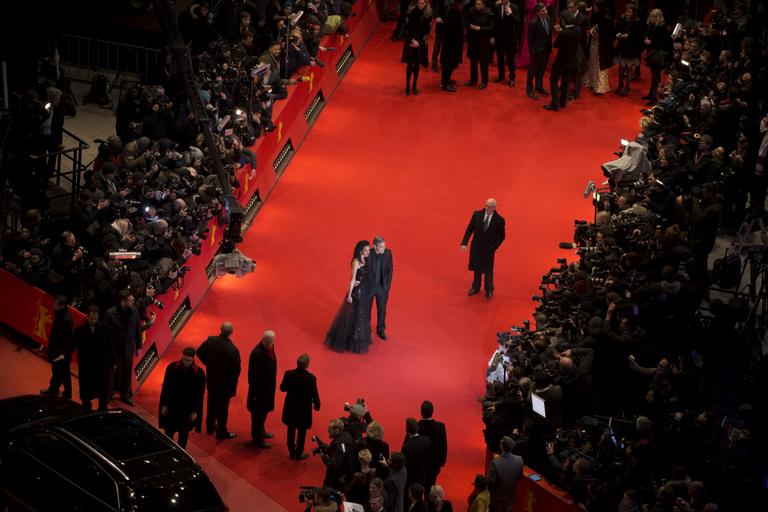 George Clooney em festival de cinema em Berlim