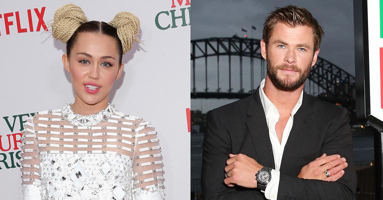 Miley Cyrus é noiva de Liam Hemsworth e cunhada de Chris Hemsworth