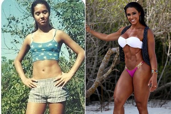 Que mudança! O antes e depois de 10 musas fitness