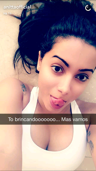 Anitta no Snapchat