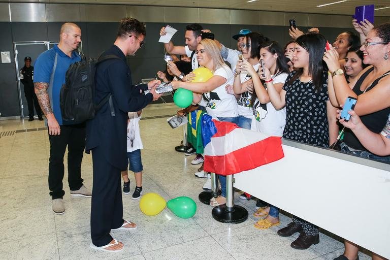 Ricky Martin desembarca em São Paulo