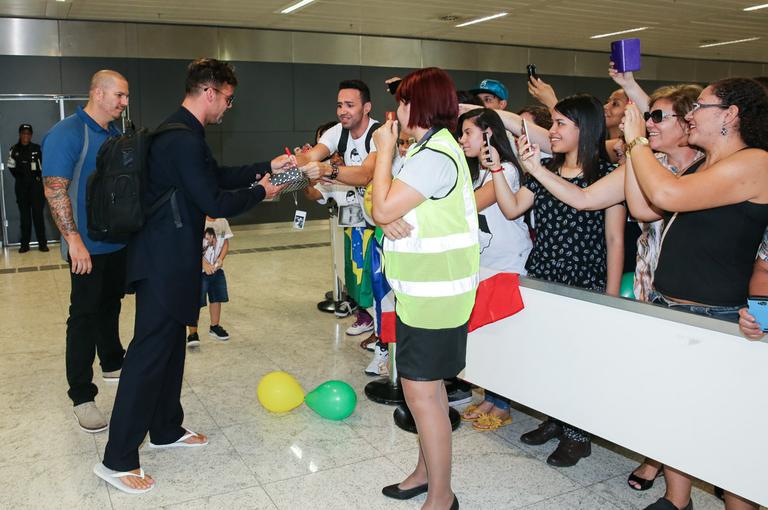 Ricky Martin desembarca em São Paulo