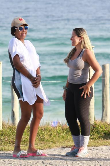 Ludmilla em praia no Rio de Janeiro