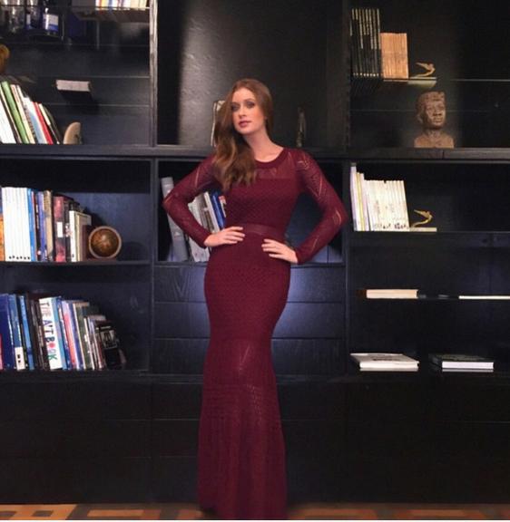 Marina Ruy Barbosa: como usar vestido longo casual 