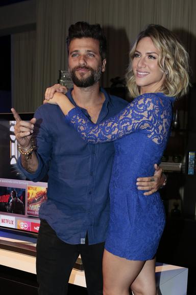 Bruno Gagliasso e Giovanna Ewbank em evento