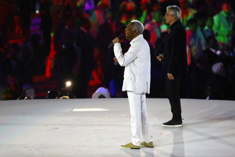 Caetano Veloso, Anitta e Gilberto Gil