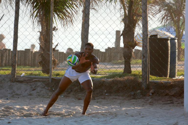 Boxeador Anthony Joshua no Rio de Janeiro