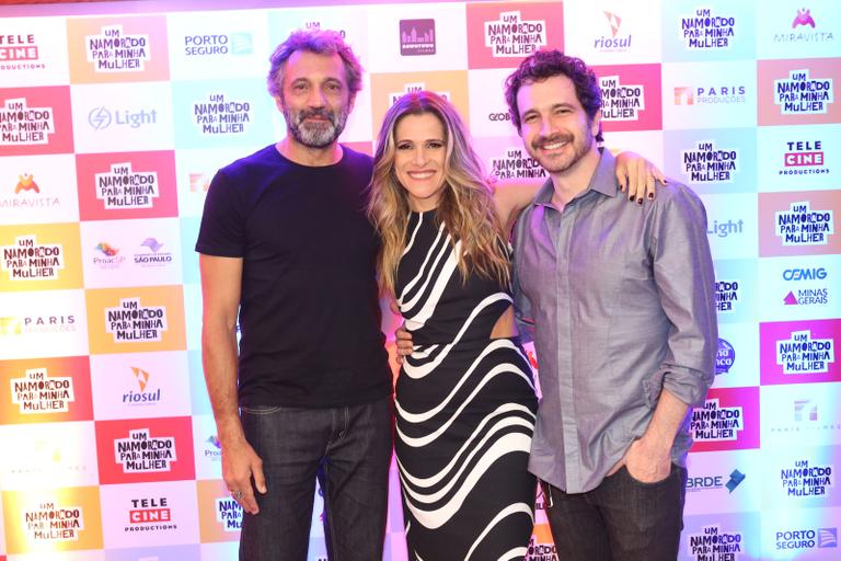 Domingos Montagner, Ingrid Guimarães e Caco Ciocler