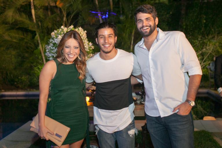 Renata Dominguez, Ricky Tavares e Igor Moura