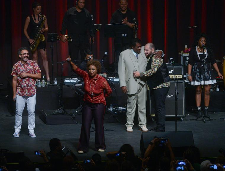 Simoninha, Sandrá de Sá, Tony Tornado e Tiago Abravanel