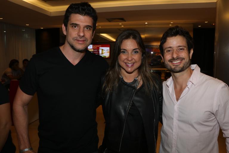 Miguel Kelner, Marie Moran e Marcos Daudt