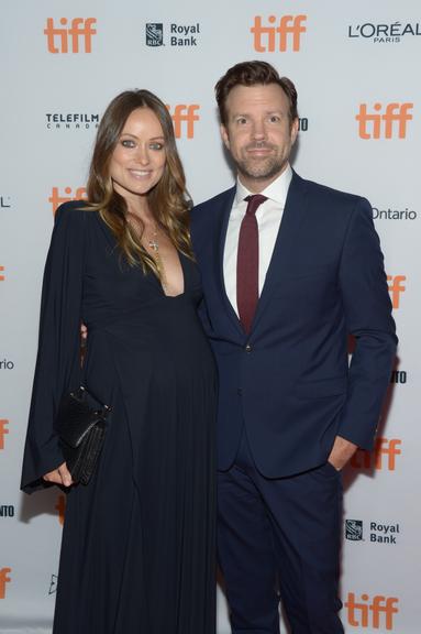 Grávida, Olivia Wilde exibe barrigão no Festival de Cinema de Toronto