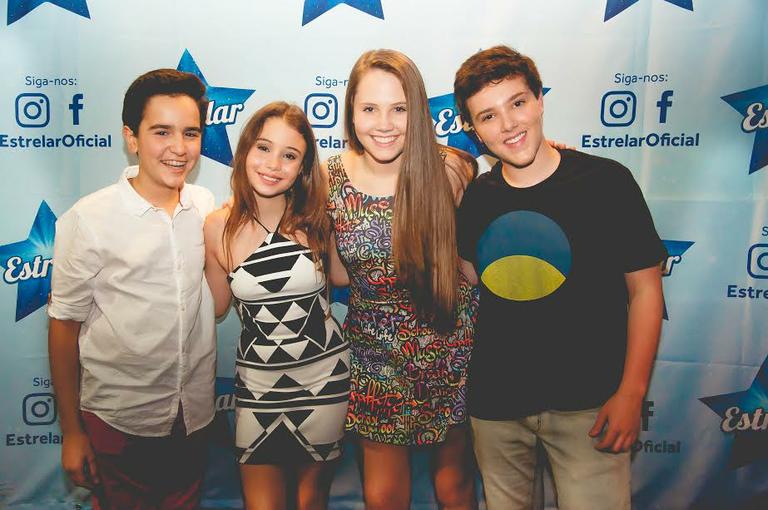 Biel Gava, Mari Cardoso, Carol Passos e Daniel Henrique