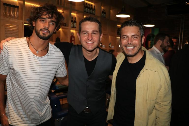 Marlon Teixeira, Afonso Nigro e Luigi Baricelli