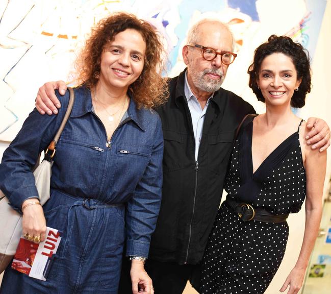 Beatriz Milhazes, Luiz Aquila e Claudia Ohana