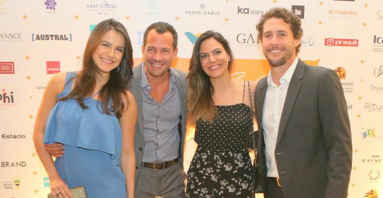 Kyra Gracie, Malvino Salvador, Carol Sampaio e Flavio Canto