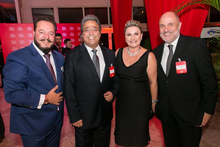 Fabrício de Macedo, Alberto Abujamra, Jacqueline Felisbino e Jayme Bernardo