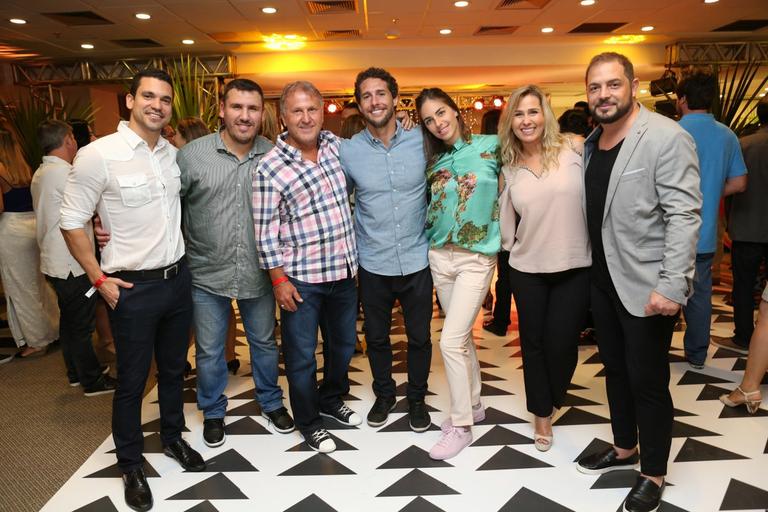 Zé Freitas, Junior, Zico, Flávio Canto, Alice Bento, Andreia Sorvetão e Conrado