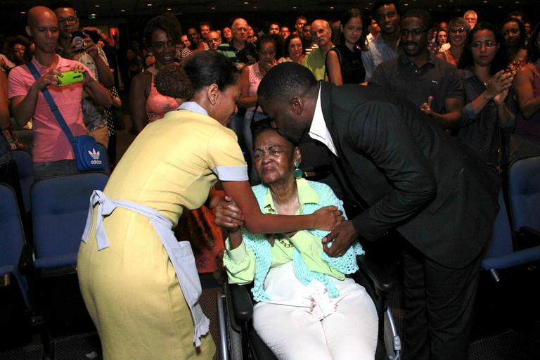 Taís Araújo, Ruth de Souza e Lazaro Ramos