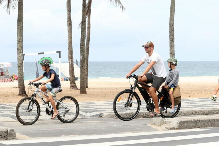 Rodrigo Hilbert e os filhos, Francisco e João