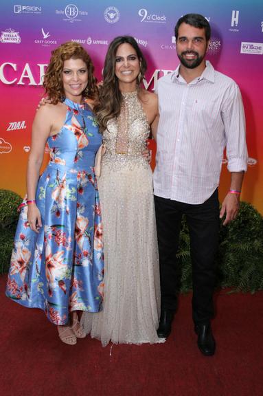 Bárbara Borges, Carol Sampaio e Pedro Delfino