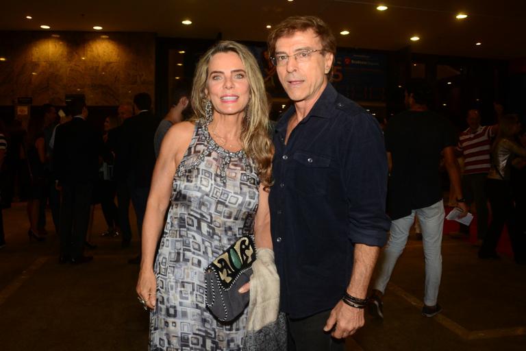 Bruna Lombardi e Carlos Alberto Riccelli