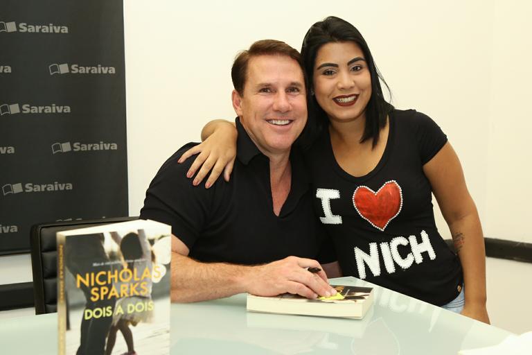 Nicholas Sparks com fãs