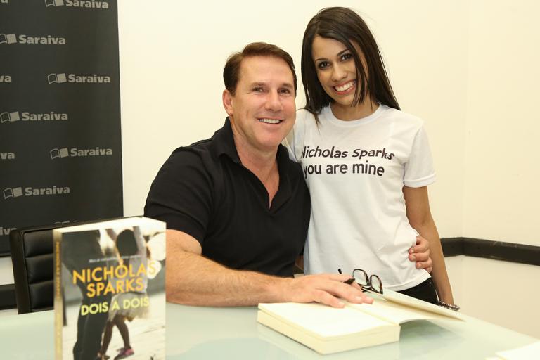 Nicholas Sparks com fãs