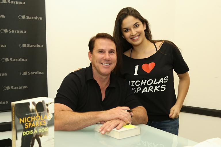 Nicholas Sparks com fãs