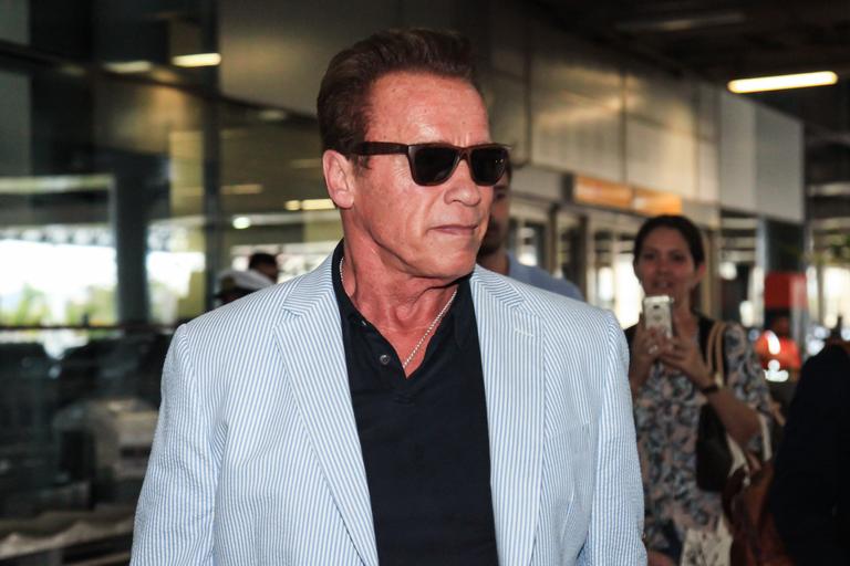 Arnold Schwarzenegger desembarca no Brasil 