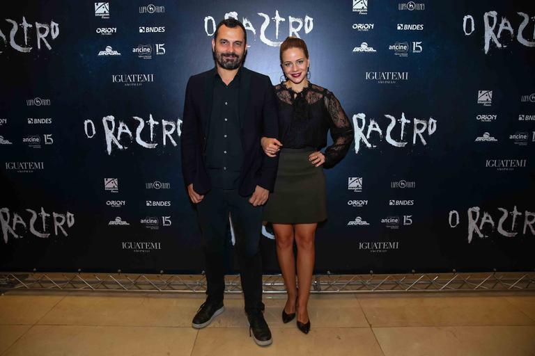 Leandra Leal, Rafael Cardoso e Alice Wegmann na pré-estreia de O Rastro