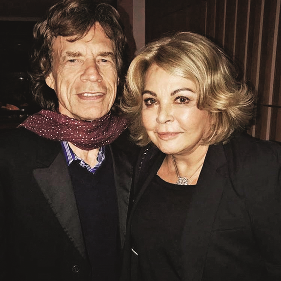 Mick Jagger e Vera Gimenez, mãe de Luciana