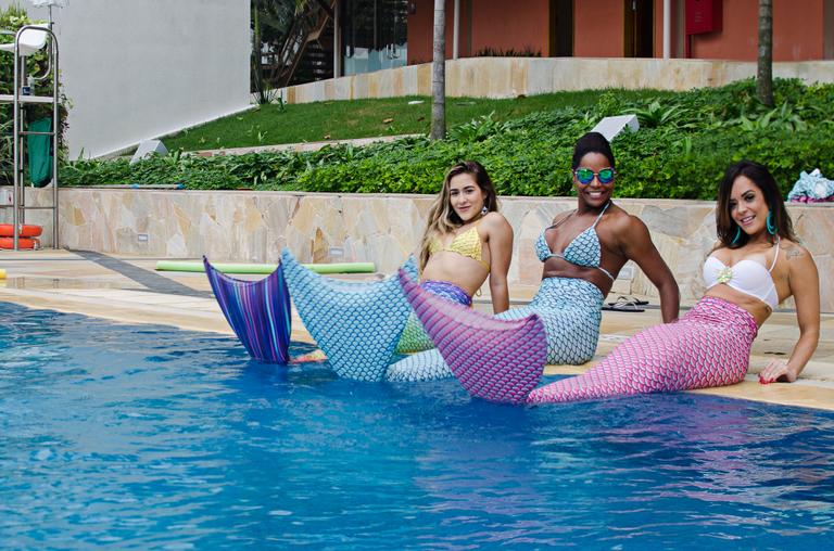 Luisa Gonzalez, Adriana Bombom e Denise Dias