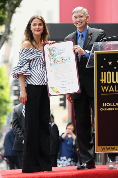 Keri Russell ganha estrela na Calçada da Fama