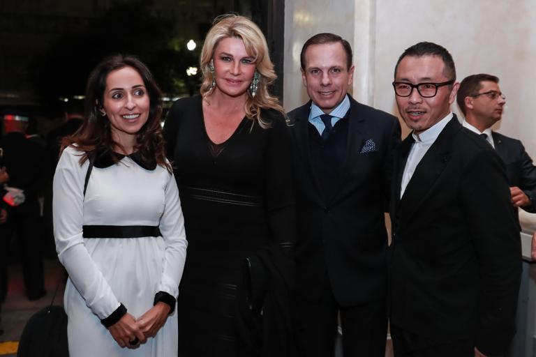 Mafalda, Bia, João Doria e Bruno Assami