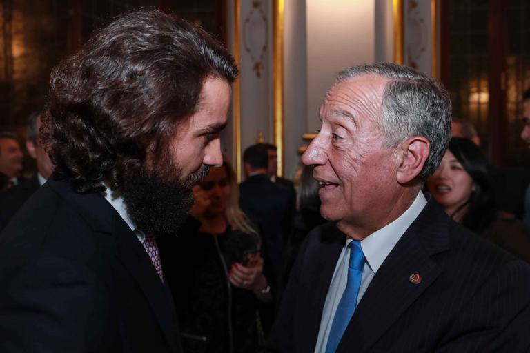 Ricardo Pereira e o Presidente de Portugal Marcelo Rebelo de Sousa