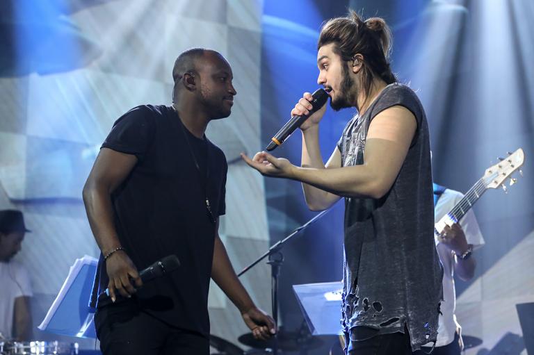 Luan Santana recebe Thiaguinho e Alcione na estreia do programa 'Canta, Luan'