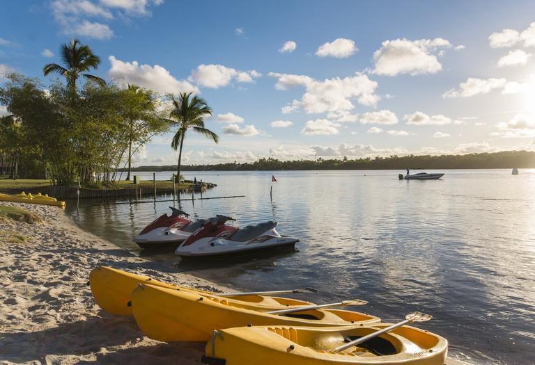 O Hotel Transamérica Ilha de Comandatuba fica no sul da Bahia