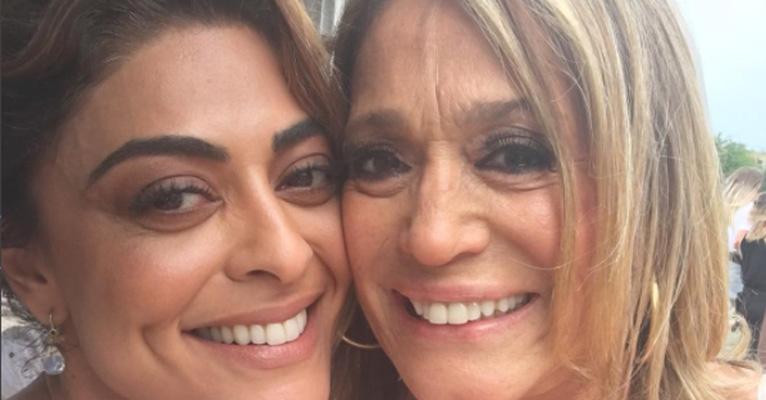 Juliana Paes é tietada por Susana Vieira