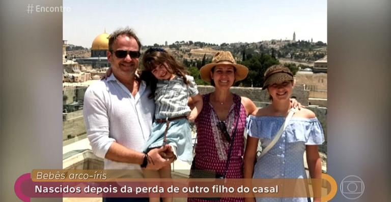 Renata Capucci com a família