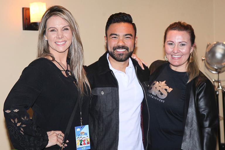 Carla Perez, Mauro Sousa e Priscila Triska