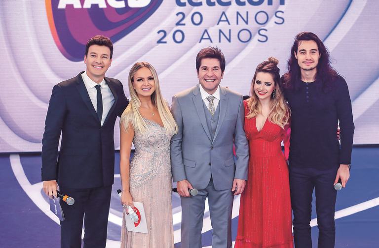 Rodrigo Faro, Eliana, Daniel, Sandy e Tiago Iorc