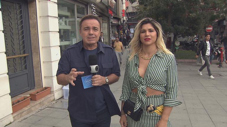 Gugu e Dani Souza visitam mercado de luxo na Turquia e ela fala sobre a vida fora do Brasil